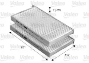 Filter, Innenraumluft VALEO 715669