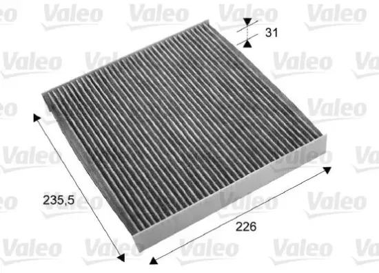 Filter, Innenraumluft VALEO 715678 Bild Filter, Innenraumluft VALEO 715678