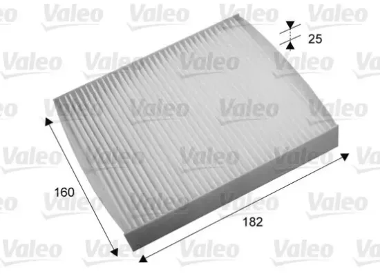 Filter, Innenraumluft VALEO 715691 Bild Filter, Innenraumluft VALEO 715691