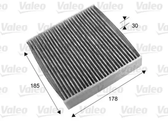 Filter, Innenraumluft VALEO 715695 Bild Filter, Innenraumluft VALEO 715695