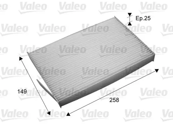 Filter, Innenraumluft VALEO 715709