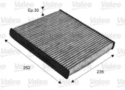 Filter, Innenraumluft VALEO 715720