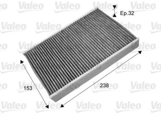 Filter, Innenraumluft VALEO 715722 Bild Filter, Innenraumluft VALEO 715722