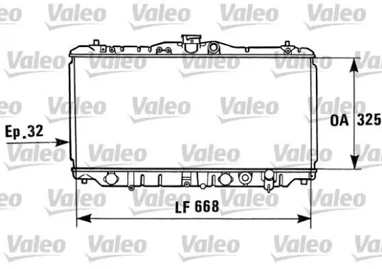 Kühler, Motorkühlung VALEO 730430 Bild Kühler, Motorkühlung VALEO 730430