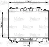 Kühler, Motorkühlung VALEO 730436