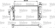 Kühler, Motorkühlung VALEO 730575