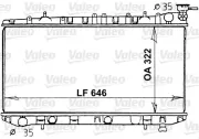 Kühler, Motorkühlung VALEO 731202