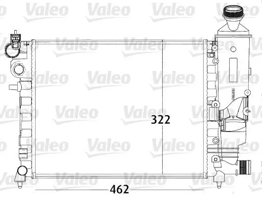 Kühler, Motorkühlung VALEO 731498