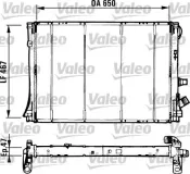 Kühler, Motorkühlung VALEO 731529