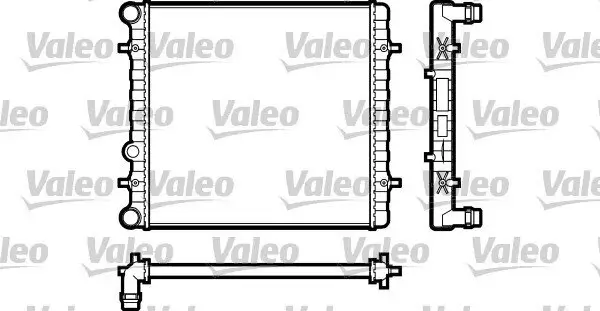 Kühler, Motorkühlung VALEO 731606