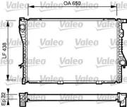 Kühler, Motorkühlung VALEO 731766