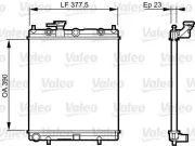 Kühler, Motorkühlung VALEO 732718