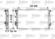 Kühler, Motorkühlung VALEO 732872