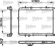 Kühler, Motorkühlung VALEO 732890