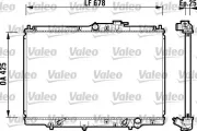 Kühler, Motorkühlung VALEO 734112