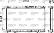 Kühler, Motorkühlung VALEO 734139