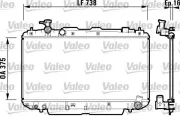 Kühler, Motorkühlung VALEO 734182