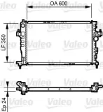 Kühler, Motorkühlung VALEO 734464