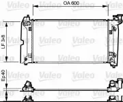 Kühler, Motorkühlung VALEO 734711