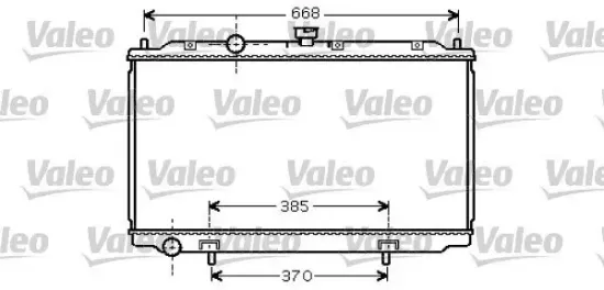 Kühler, Motorkühlung VALEO 734737 Bild Kühler, Motorkühlung VALEO 734737