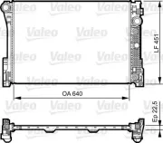 Kühler, Motorkühlung VALEO 735285