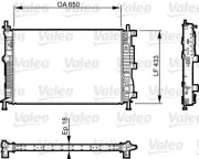 Kühler, Motorkühlung VALEO 735555