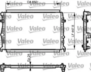 Kühler, Motorkühlung VALEO 735556