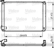 Kühler, Motorkühlung VALEO 735571