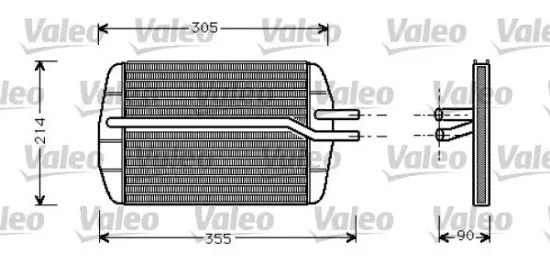 Wärmetauscher, Innenraumheizung VALEO 812272 Bild Wärmetauscher, Innenraumheizung VALEO 812272
