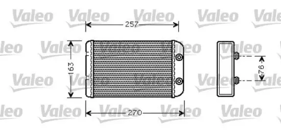Wärmetauscher, Innenraumheizung VALEO 812329 Bild Wärmetauscher, Innenraumheizung VALEO 812329