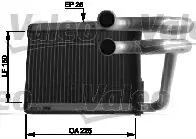 Wärmetauscher, Innenraumheizung VALEO 812434