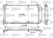 Kondensator, Klimaanlage VALEO 814065