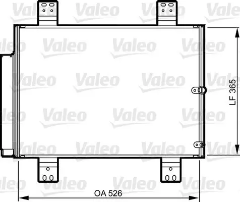 Kondensator, Klimaanlage VALEO 814206 Bild Kondensator, Klimaanlage VALEO 814206