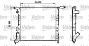 Kühler, Motorkühlung VALEO 816657