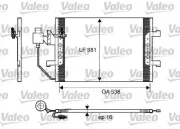 Kondensator, Klimaanlage VALEO 817504