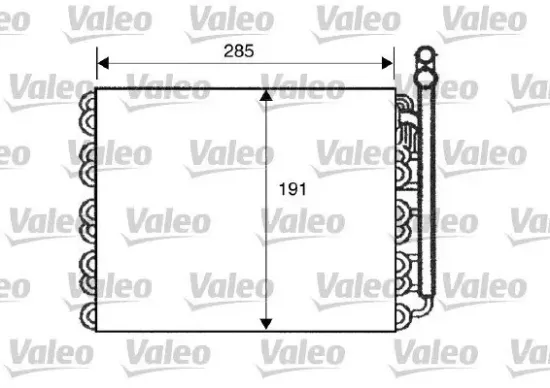 Verdampfer, Klimaanlage VALEO 817510 Bild Verdampfer, Klimaanlage VALEO 817510