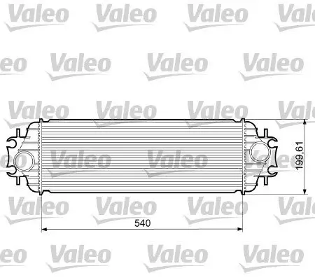 Ladeluftkühler VALEO 817554