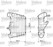 Ladeluftkühler VALEO 817556