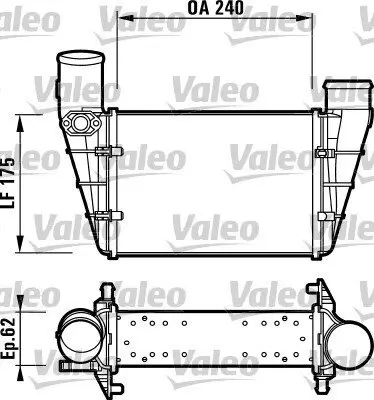 Ladeluftkühler VALEO 817625 Bild Ladeluftkühler VALEO 817625