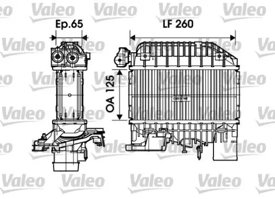 Ladeluftkühler VALEO 817698 Bild Ladeluftkühler VALEO 817698
