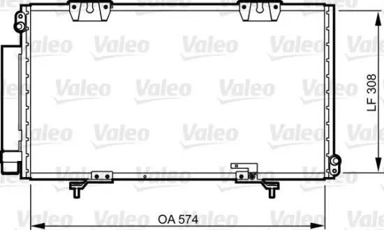 Kondensator, Klimaanlage VALEO 817803 Bild Kondensator, Klimaanlage VALEO 817803