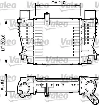 Ladeluftkühler VALEO 817999 Bild Ladeluftkühler VALEO 817999