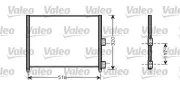 Kondensator, Klimaanlage VALEO 818020