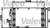 Kondensator, Klimaanlage VALEO 818047 Bild Kondensator, Klimaanlage VALEO 818047