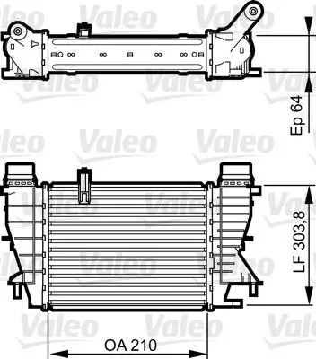 Ladeluftkühler VALEO 818251 Bild Ladeluftkühler VALEO 818251
