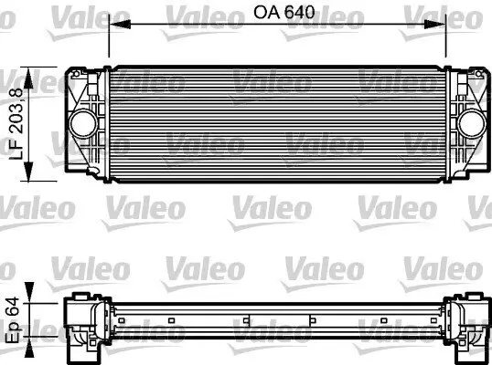 Ladeluftkühler VALEO 818732 Bild Ladeluftkühler VALEO 818732