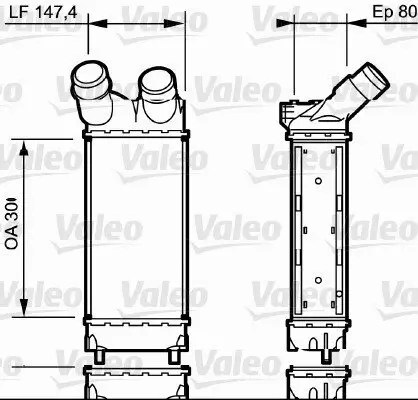 Ladeluftkühler VALEO 818866 Bild Ladeluftkühler VALEO 818866