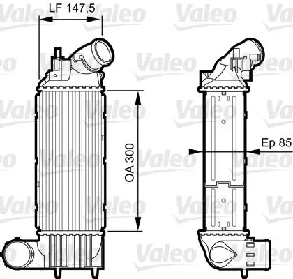 Ladeluftkühler VALEO 818895 Bild Ladeluftkühler VALEO 818895