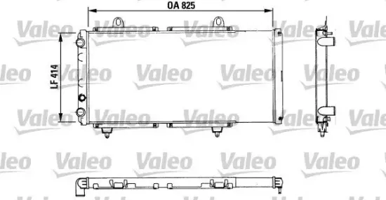 Kühler, Motorkühlung VALEO 883765 Bild Kühler, Motorkühlung VALEO 883765