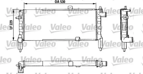 Kühler, Motorkühlung VALEO 883920 Bild Kühler, Motorkühlung VALEO 883920